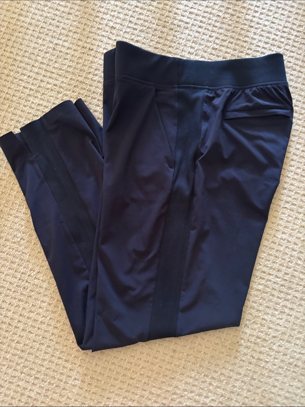 Athleta Brooklyn Navy Cropped Pull-On Ankle Pants